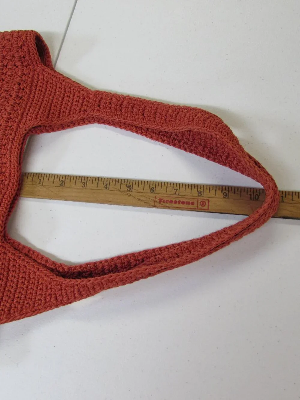The Sak Orange Double Handle Lined Hobo Shoulder Bag